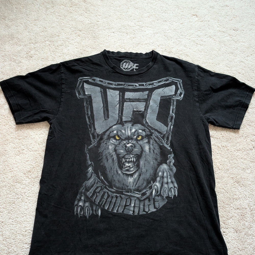 Vtg UFC Rampage Jackson Graphic Tee